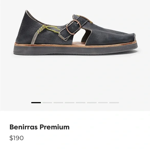 Satorisan Benirras Premium Leather Black Handmade Shoe Size 39 or US 8 - Picture 9 of 9